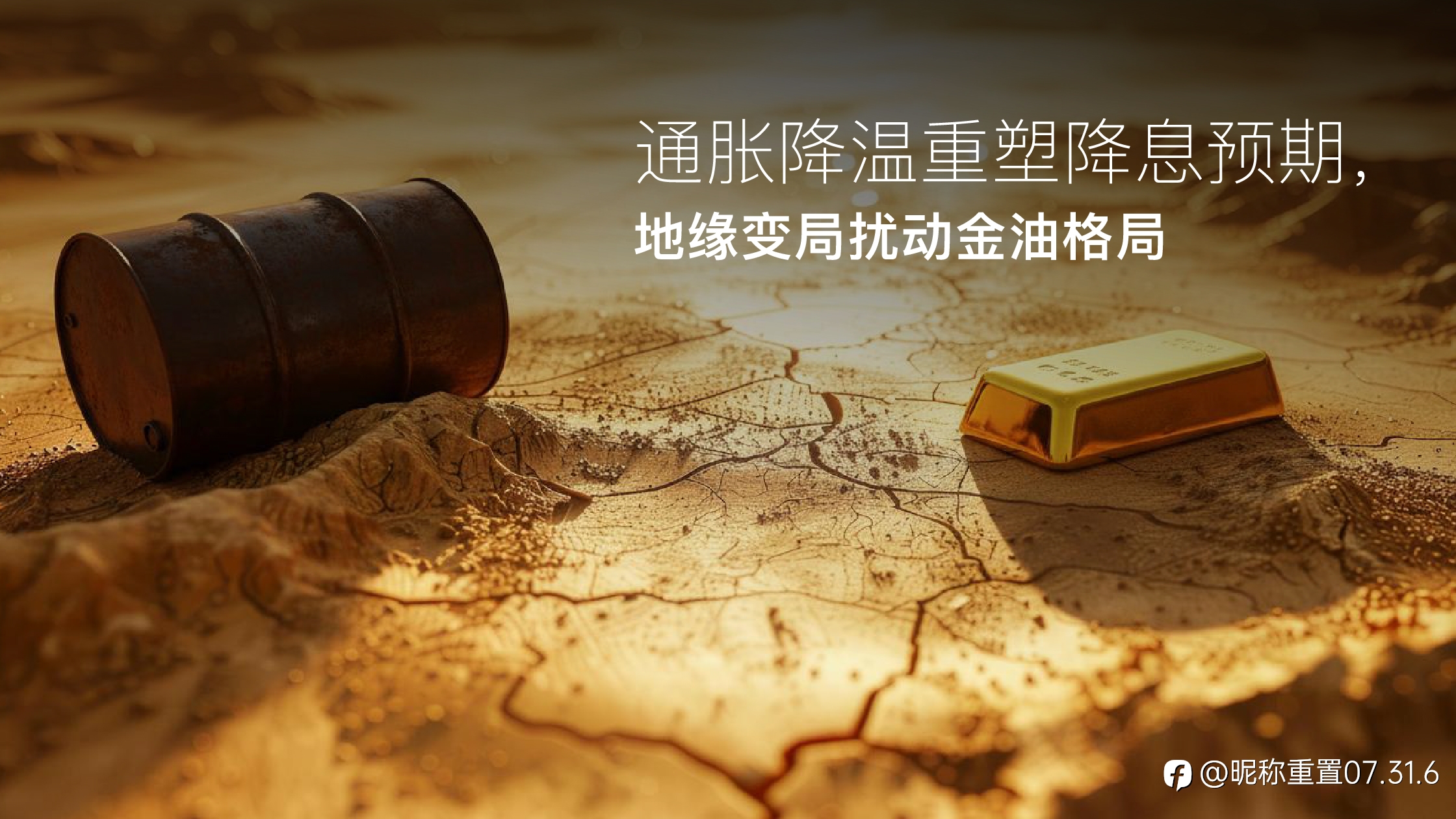 Amillex安迈每日汇评｜通胀降温重塑降息预期，地缘变局扰动金油格局