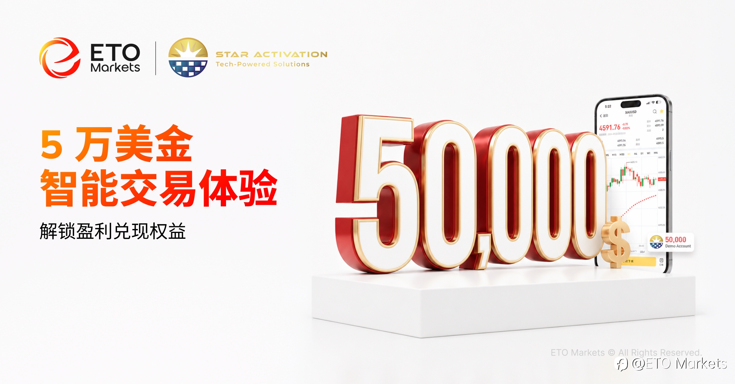 ETO Markets 八月专属活动｜5 万美金智能模拟 解锁盈利兑现权益