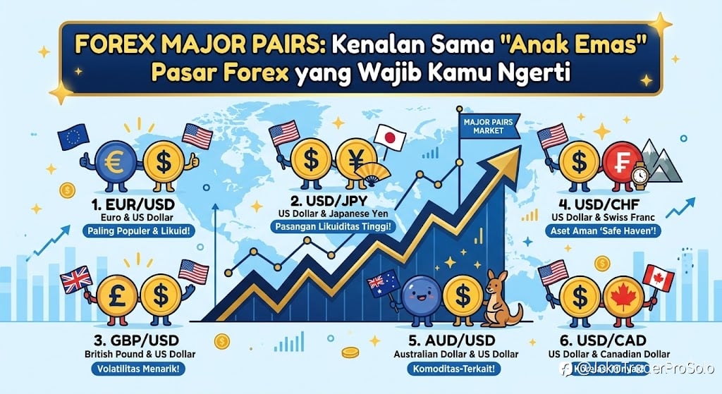 Forex Major Pairs: Kenalan Sama Anak Emas Pasar Forex yang Wajib Kamu Ngerti