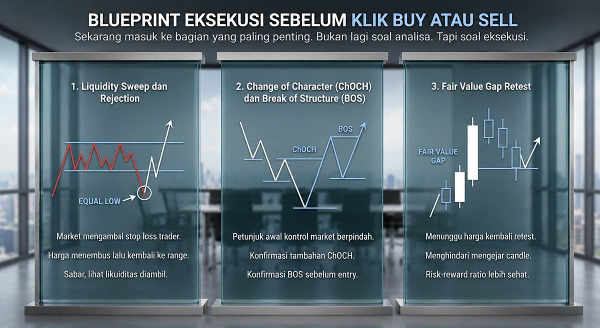 BERHENTI MEMPREDIKSI MARKET: CARA ANALISA TRADING FOREX BERDASARKAN KONFIRMASI EKSEKUSI