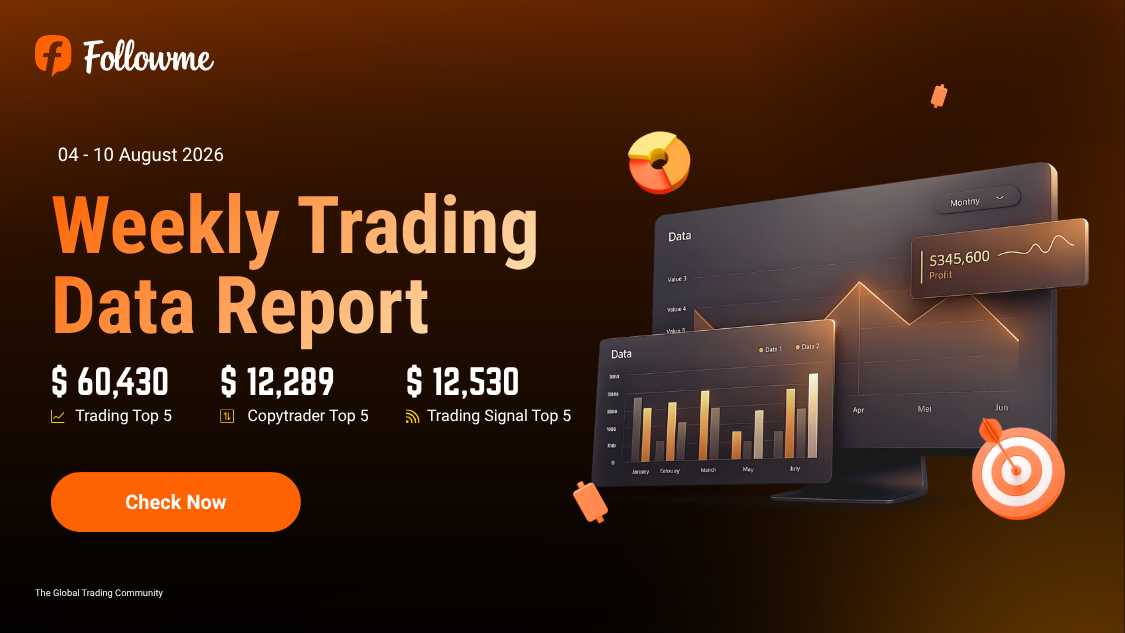 Followme's Top Traders: Weekly Ranking (04 August - 10 August 2026) 