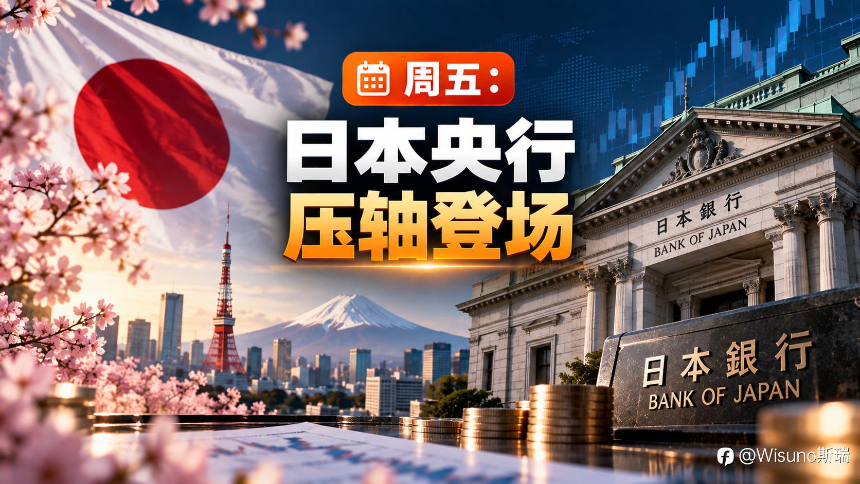 【Wisuno重大数据事件日历】超级央行周来袭！美联储、英银、日银接连登场，中国重磅经济数据也将公布！