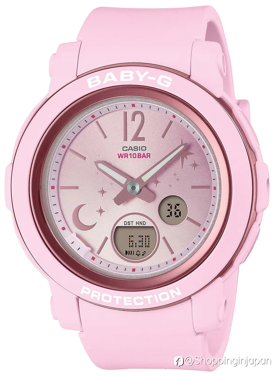 Casio Baby-G Pink Moon and Stars BGA290DS – Celestial Style for Everyday Wear