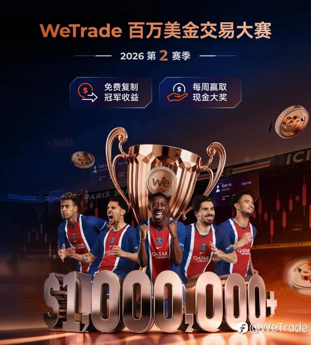 $500如何成为交易之神?WeTrade 2026百万美金交易大赛第二赛季参赛指南抢先看