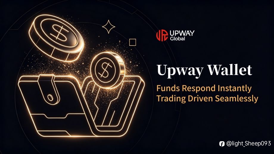 Upway Wallet, flexible fund control to capture market moves for easier spot gold trading.